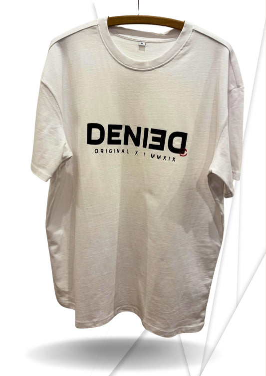 Tee shirt oversize The One épais blanc design 3D